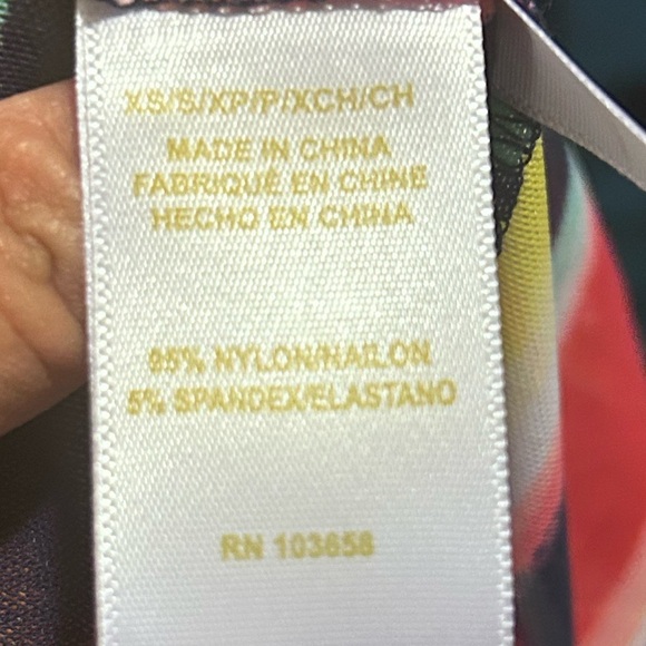 Anne Cole Woman’s Mesh Striped Swimsuit Coverup,V-neck,Multicolor,Size XS/Small - Picture 6 of 12